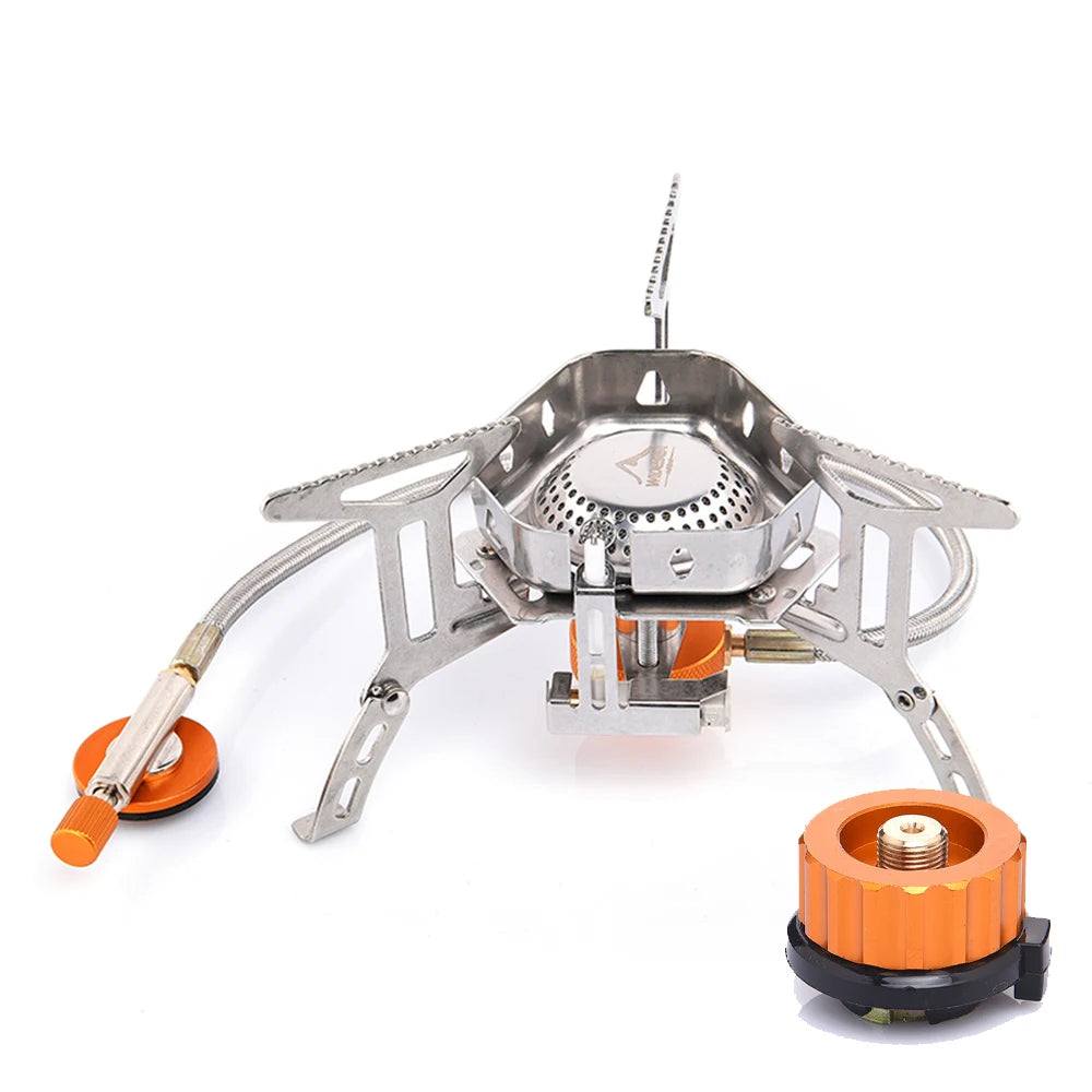 Widesea Portable Wind-Resistant Gas Camping Stove – High-Heat Outdoor Burner