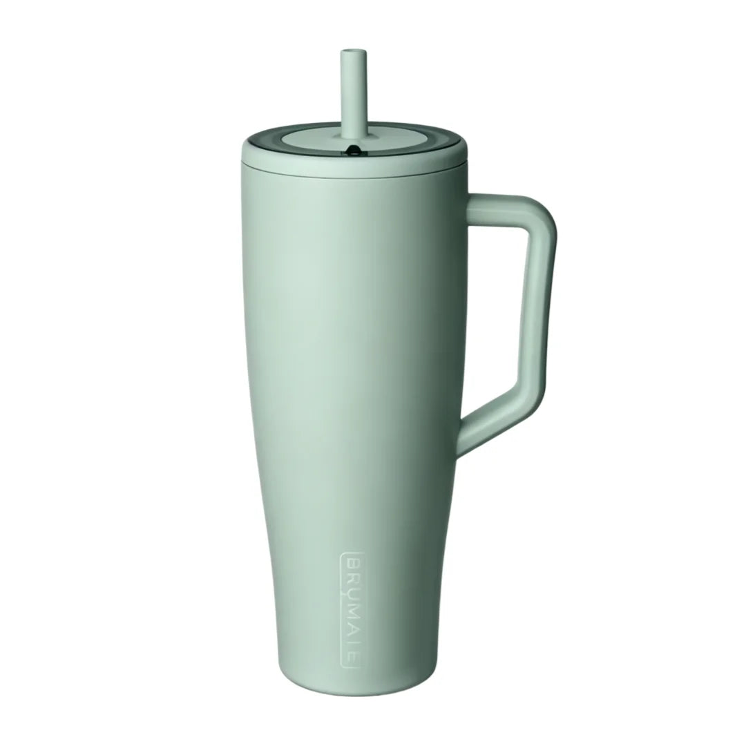Insulated 40oz Tumbler with Handle and Straw Leakproof