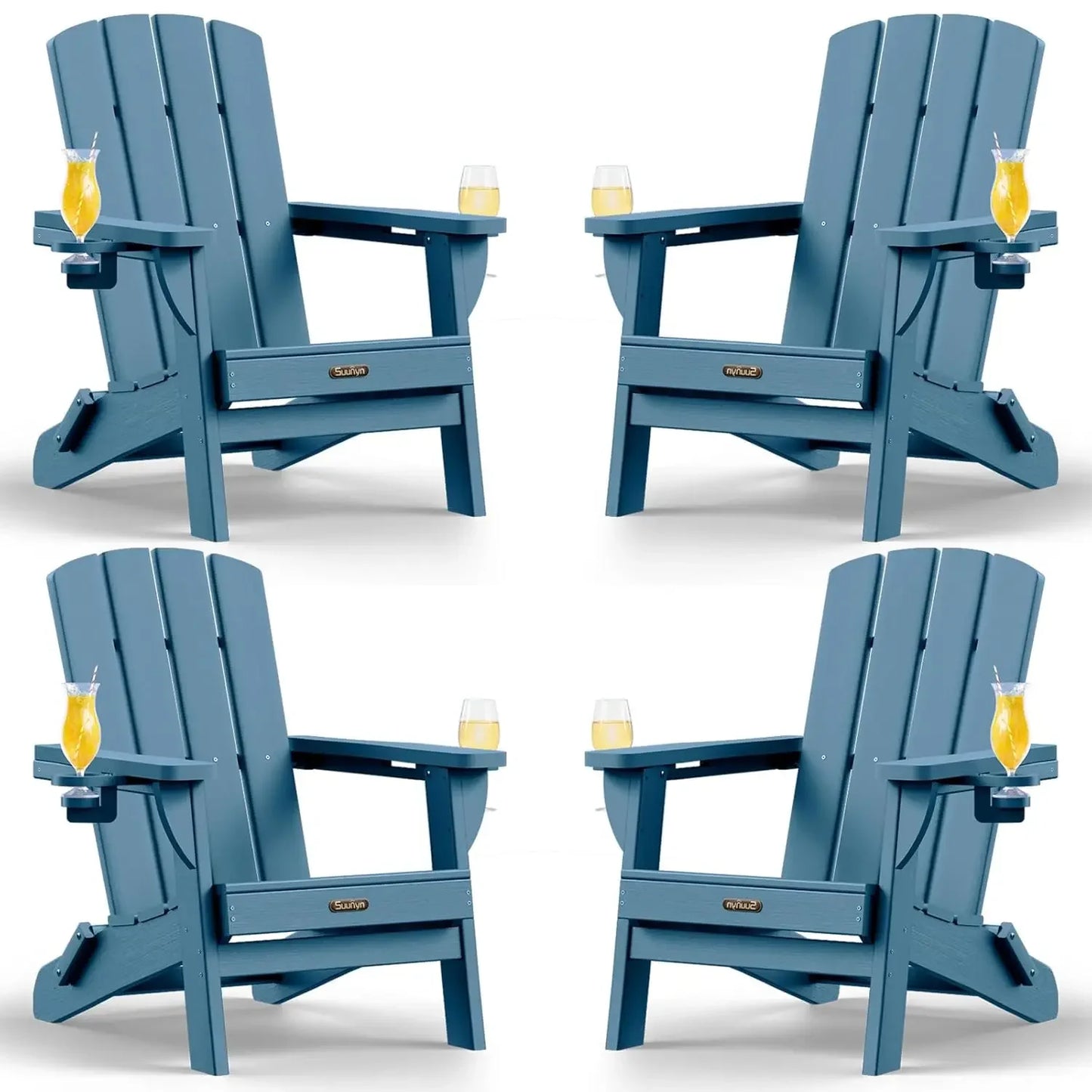 Folding Adirondack Chair 4 Pack