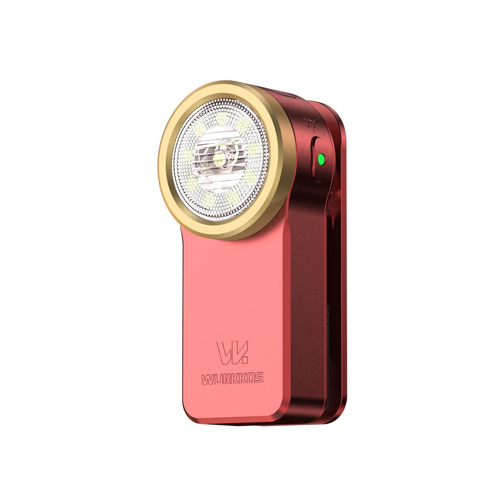 Wurkkos HD03 680LM Rechargeable Mini Clip Flashlight with Color Light