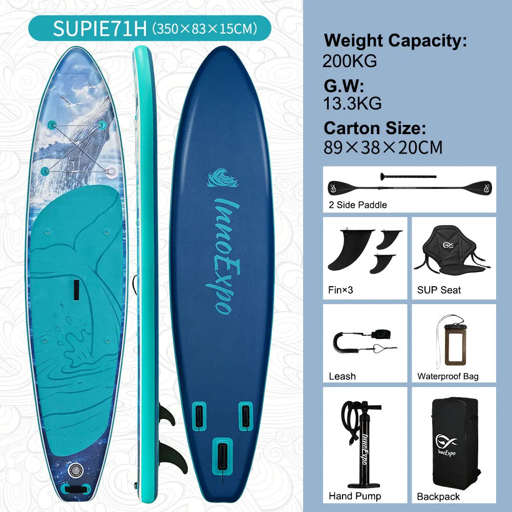 Inflatable Stand Up Paddle Board Non-Slip Comfort Deck