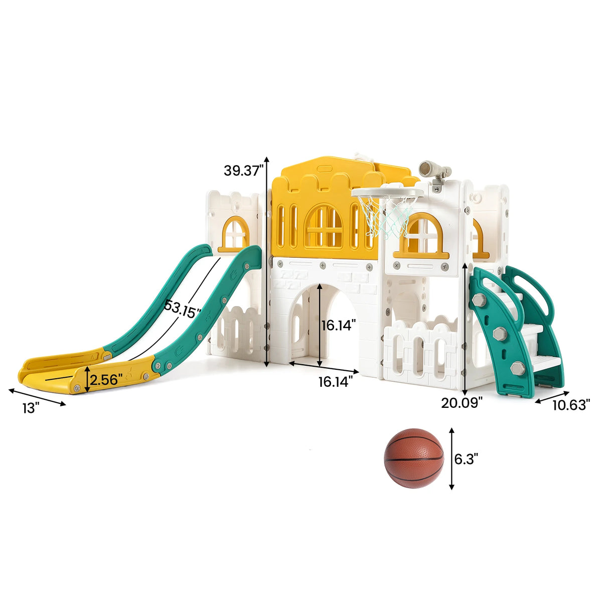 8-in-1 Indoor & Outdoor Toddler Playground
