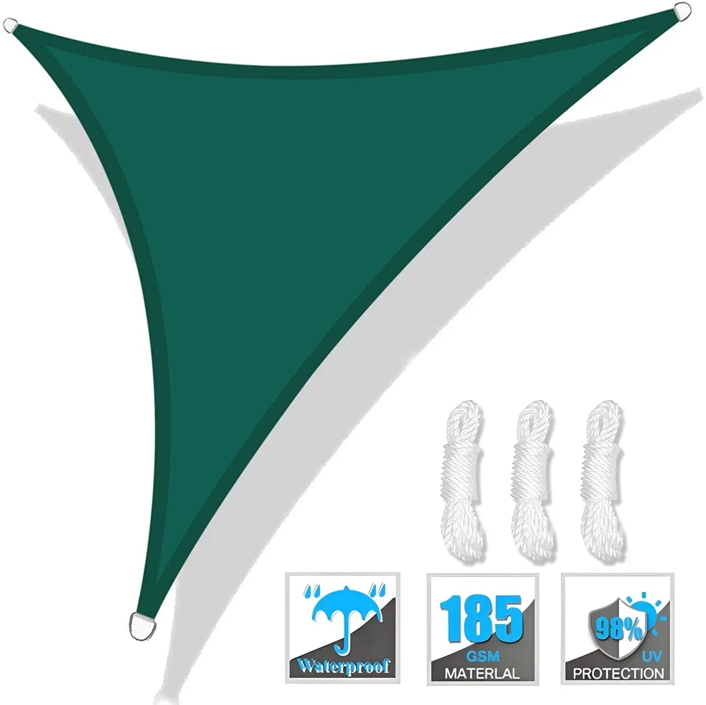 Triangle Sun Shade Sail Canopy