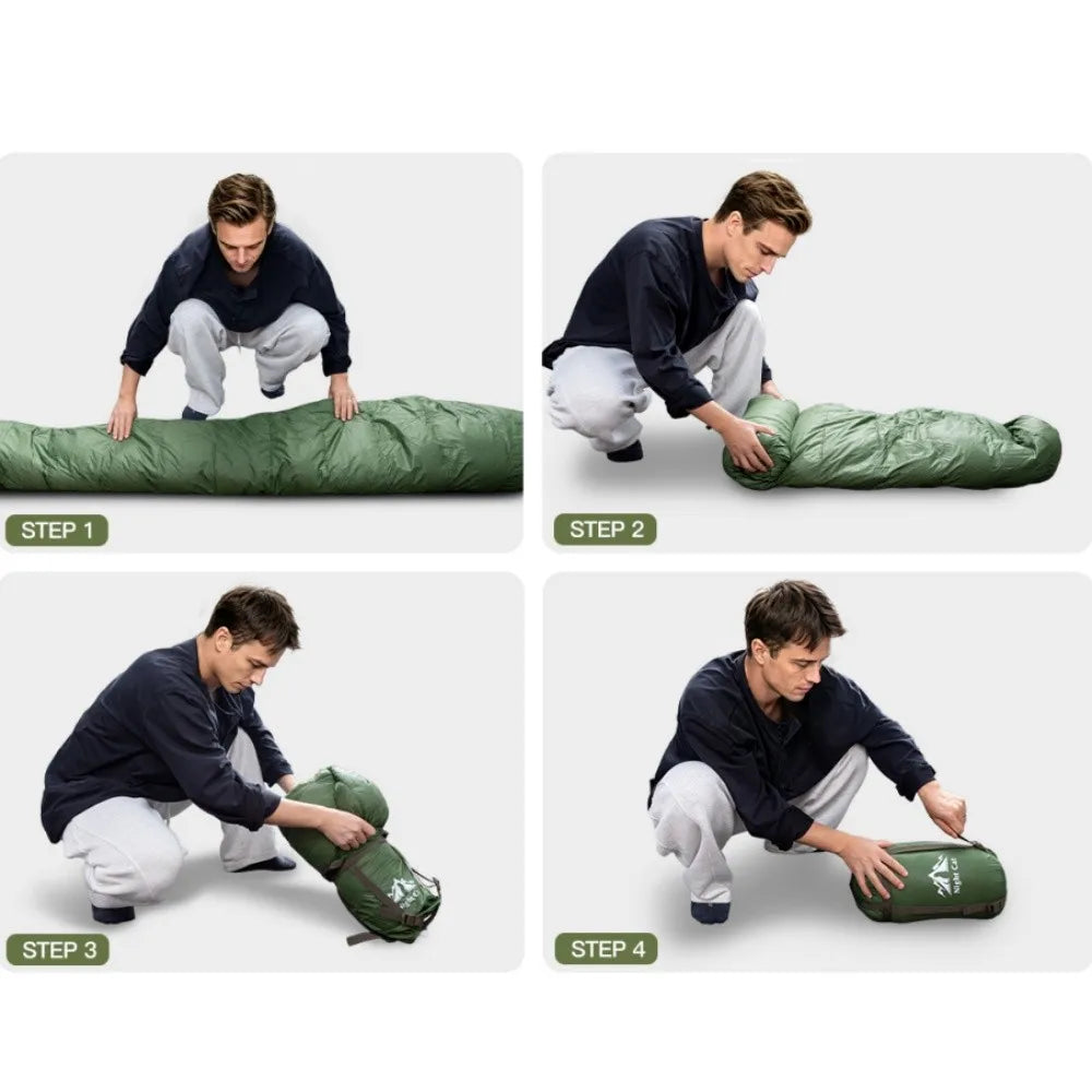 Night Cat 600FP Down Mummy Sleeping Bag – Lightweight Backpacking