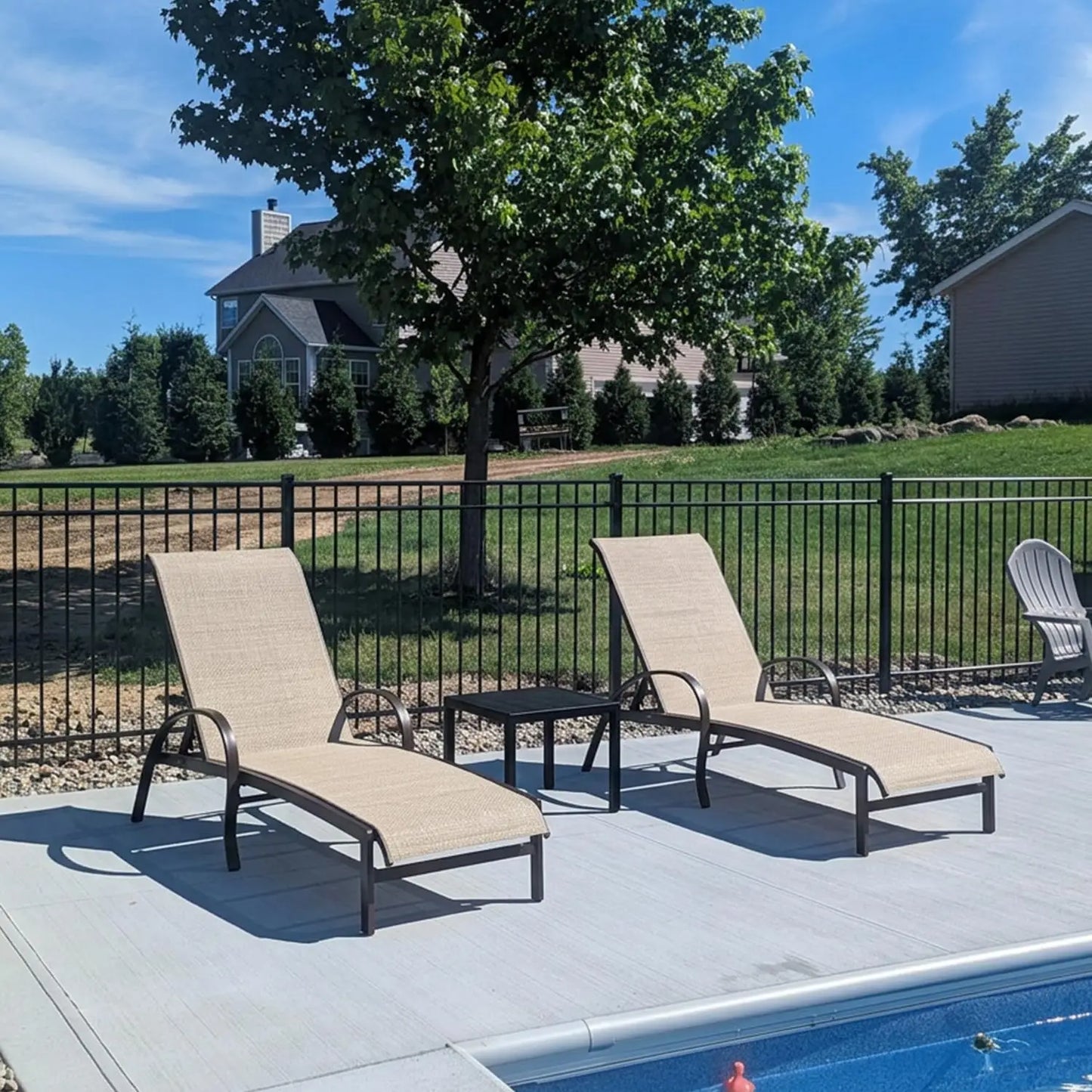 Outdoor Chaise Lounge Chair Set