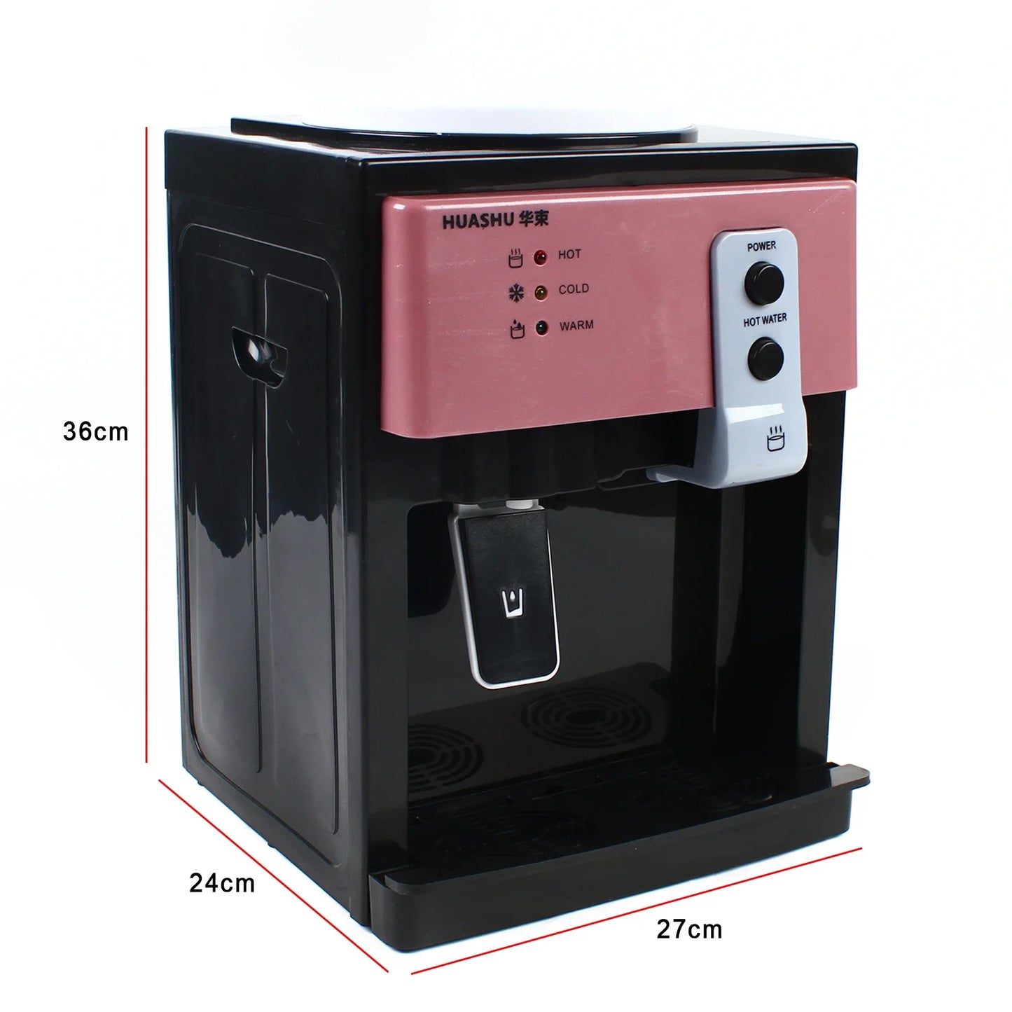 3-Temperature Control Water Dispenser with 1.2-5 Gallons Tank Stainless Steel