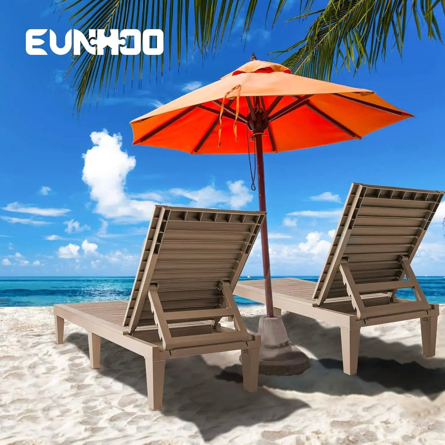 Outdoor Chaise Lounge Set of 2