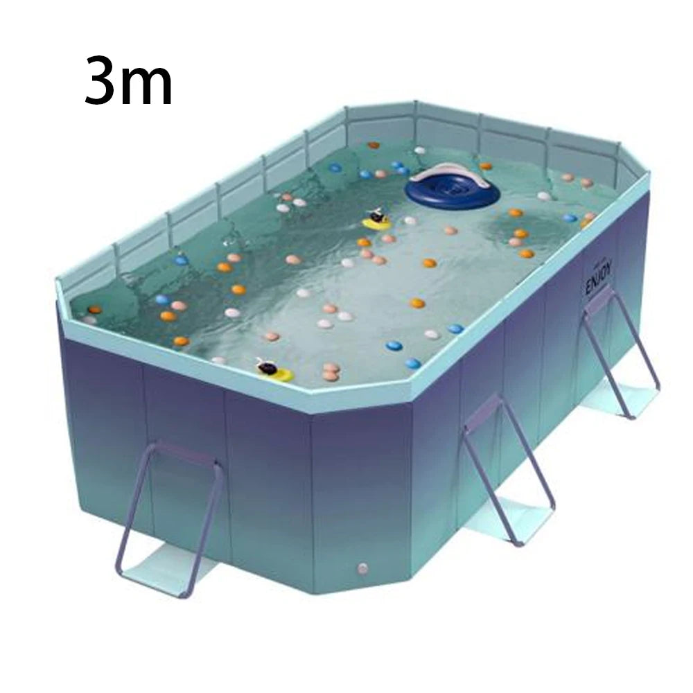 Foldable Pool Outdoor Large Swimming Pool Non-Inflatable