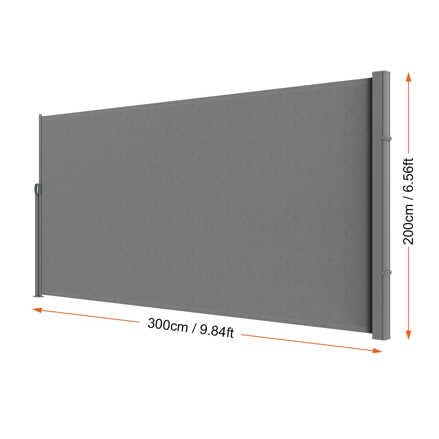 Retractable Side Awning Outdoor Privacy Retractable Patio Screen