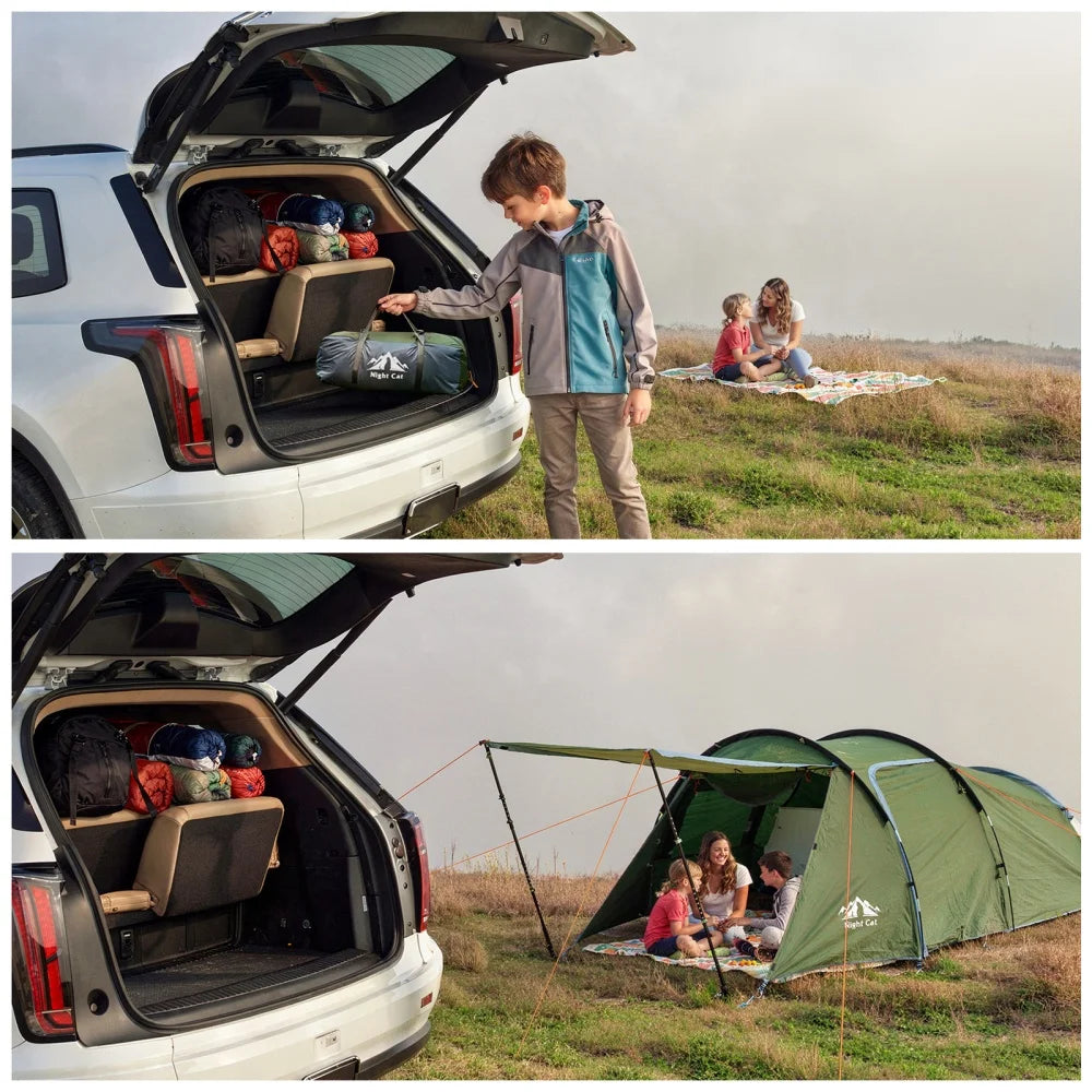 4 Person Tent with Porch
