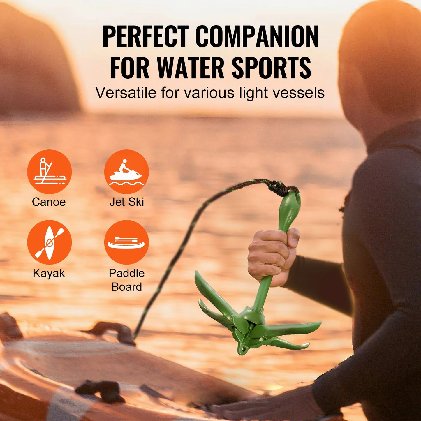 Paddleboard/Kayak Anchor Kit 3.5 lb