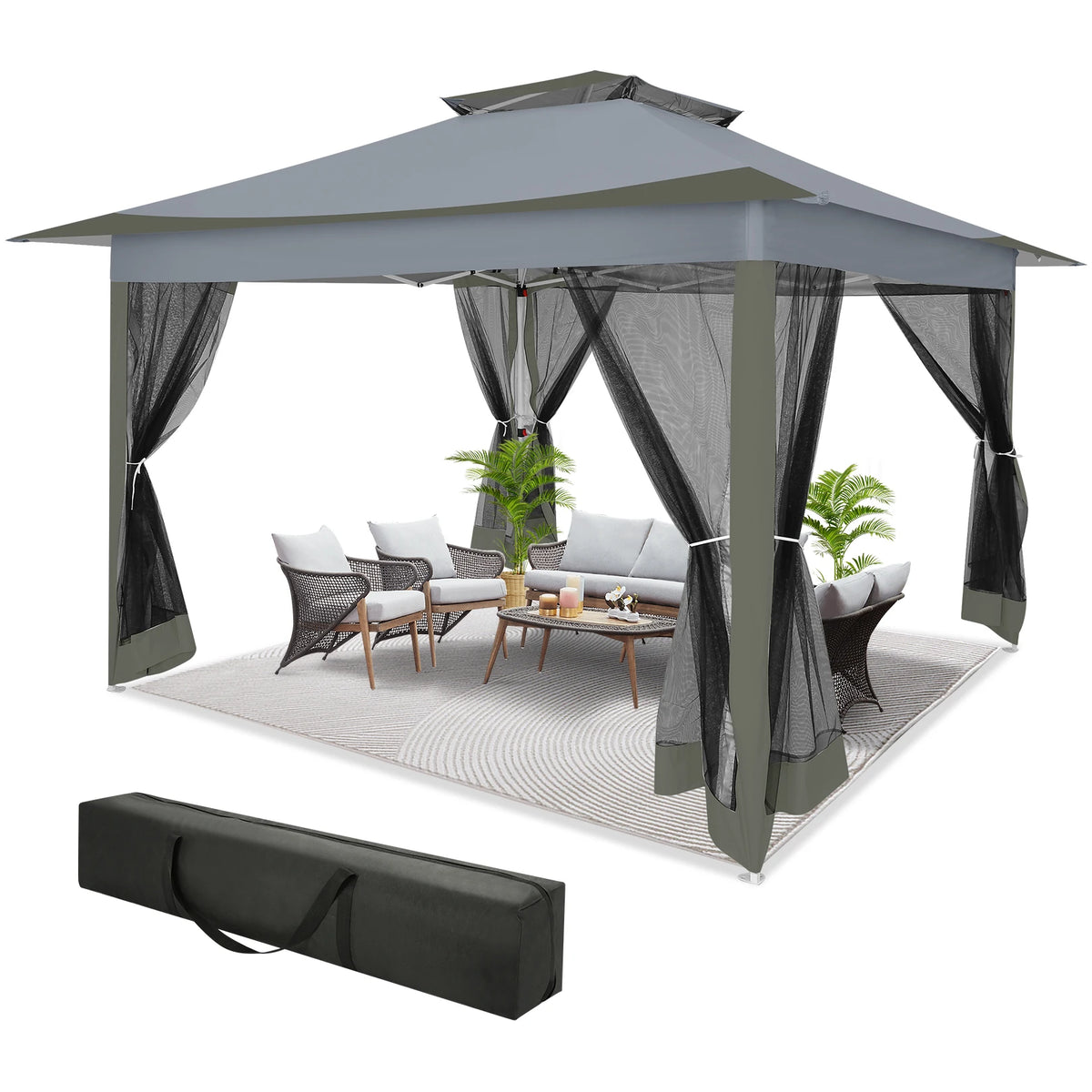 12' × 12' Pop-Up Gazebo Canopy
