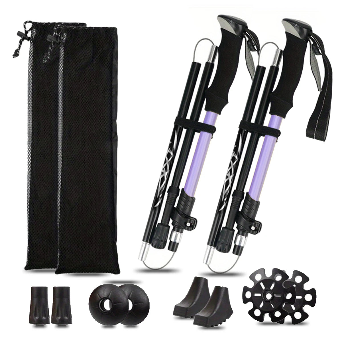 Ultralight 5-Section Folding Trekking Pole