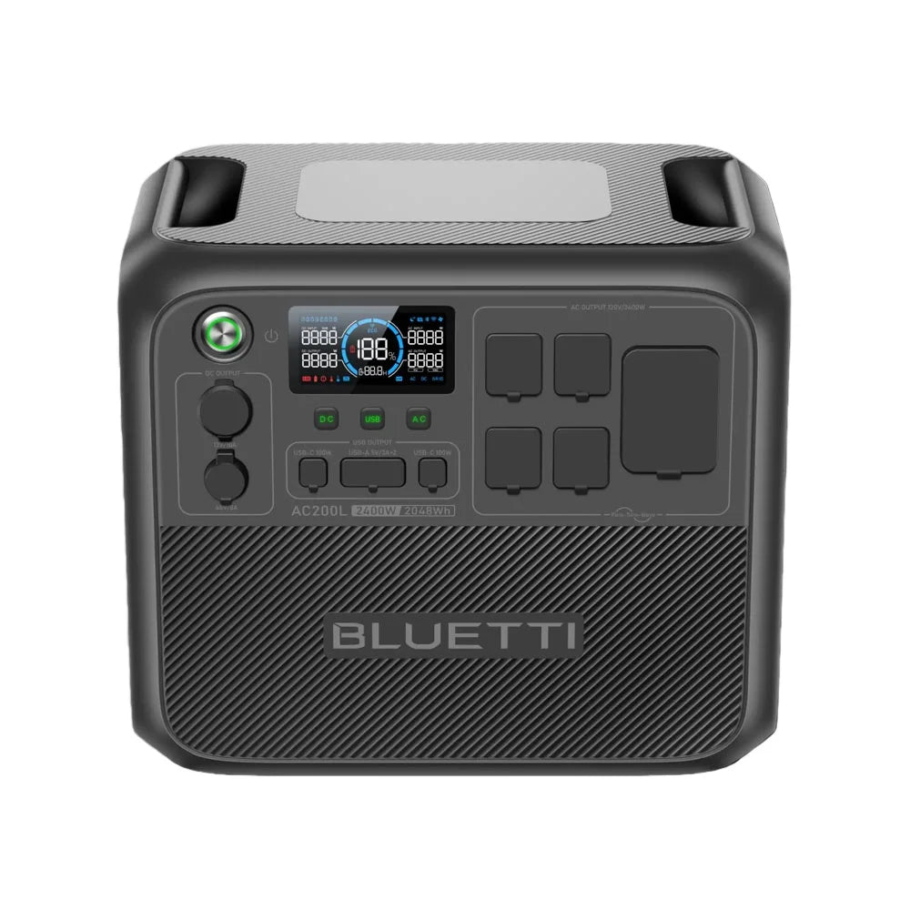BLUETTI AC200L 2048Wh 2400W Portable Power Station Solar Generator High-Capacity