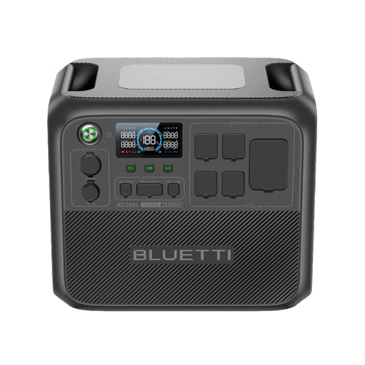 BLUETTI AC200L 2048Wh 2400W Portable Power Station Solar Generator High-Capacity