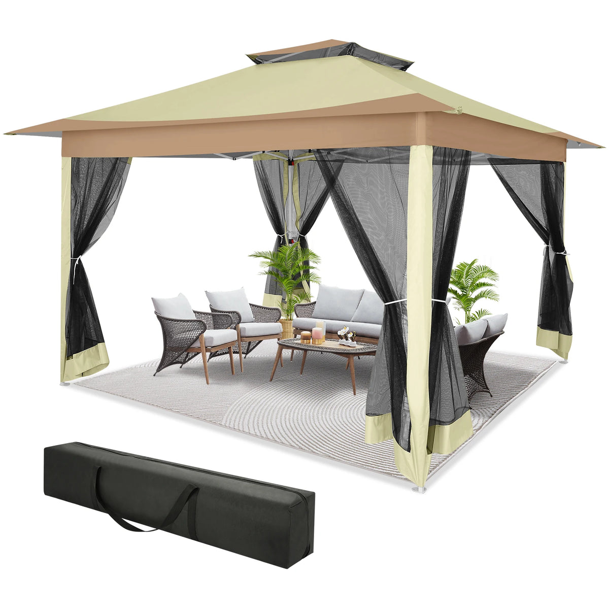 12' × 12' Pop-Up Gazebo Canopy