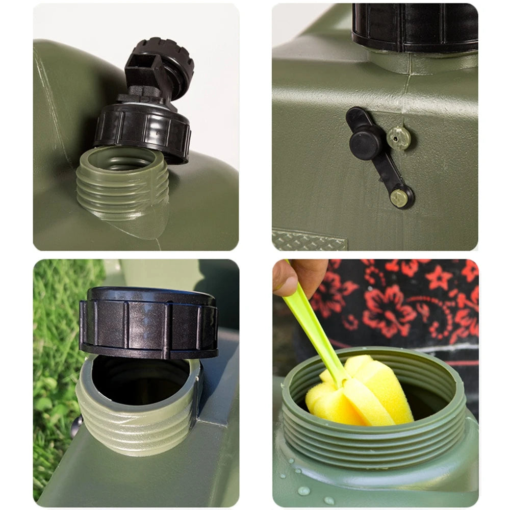 Desert Fox 10L/12L/18L/25L Large Military Green Water Tank Carrier Container