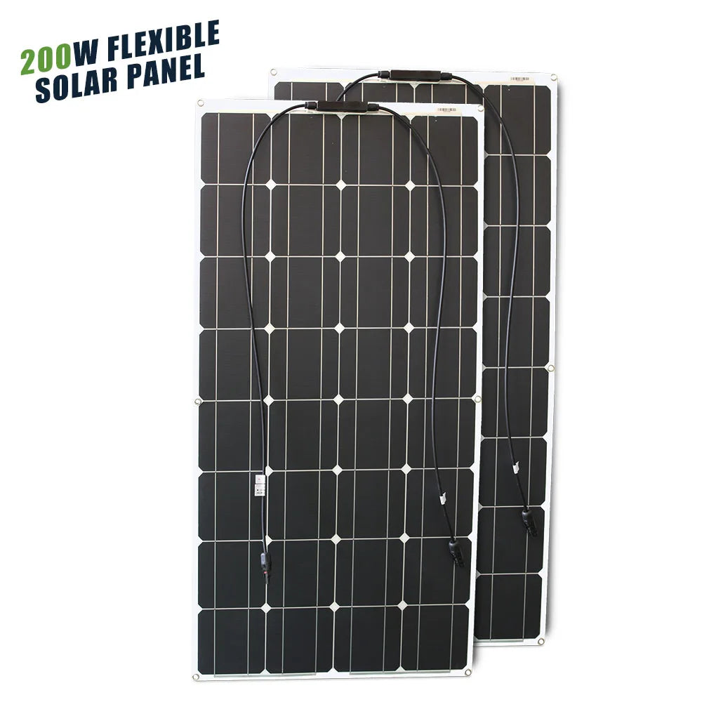 12V Flexible  Waterproof Solar Panel 600W 100W 200W 300W 400W 500W