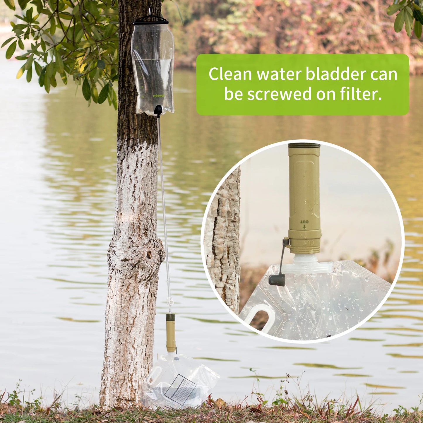 Portable Survival Outdoor Water Filter
