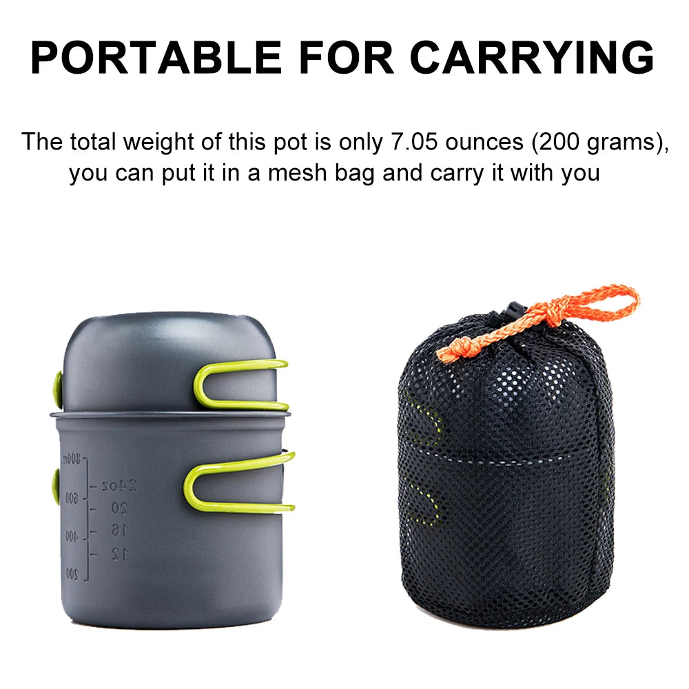 Ultralight Camping Cooking Pot Set