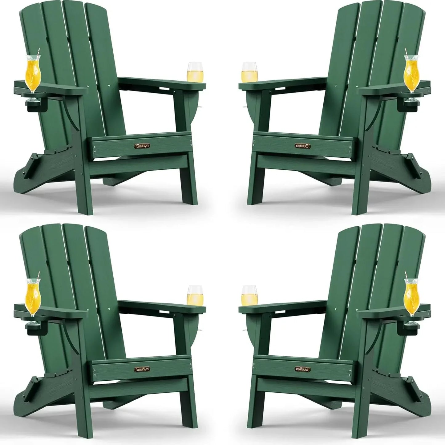 Folding Adirondack Chair 4 Pack