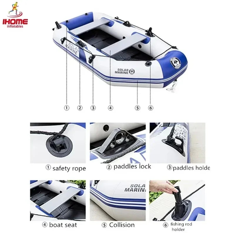 Inflatable Fishing & Recreation Boat – 5.7–12 FT with Air Deck
