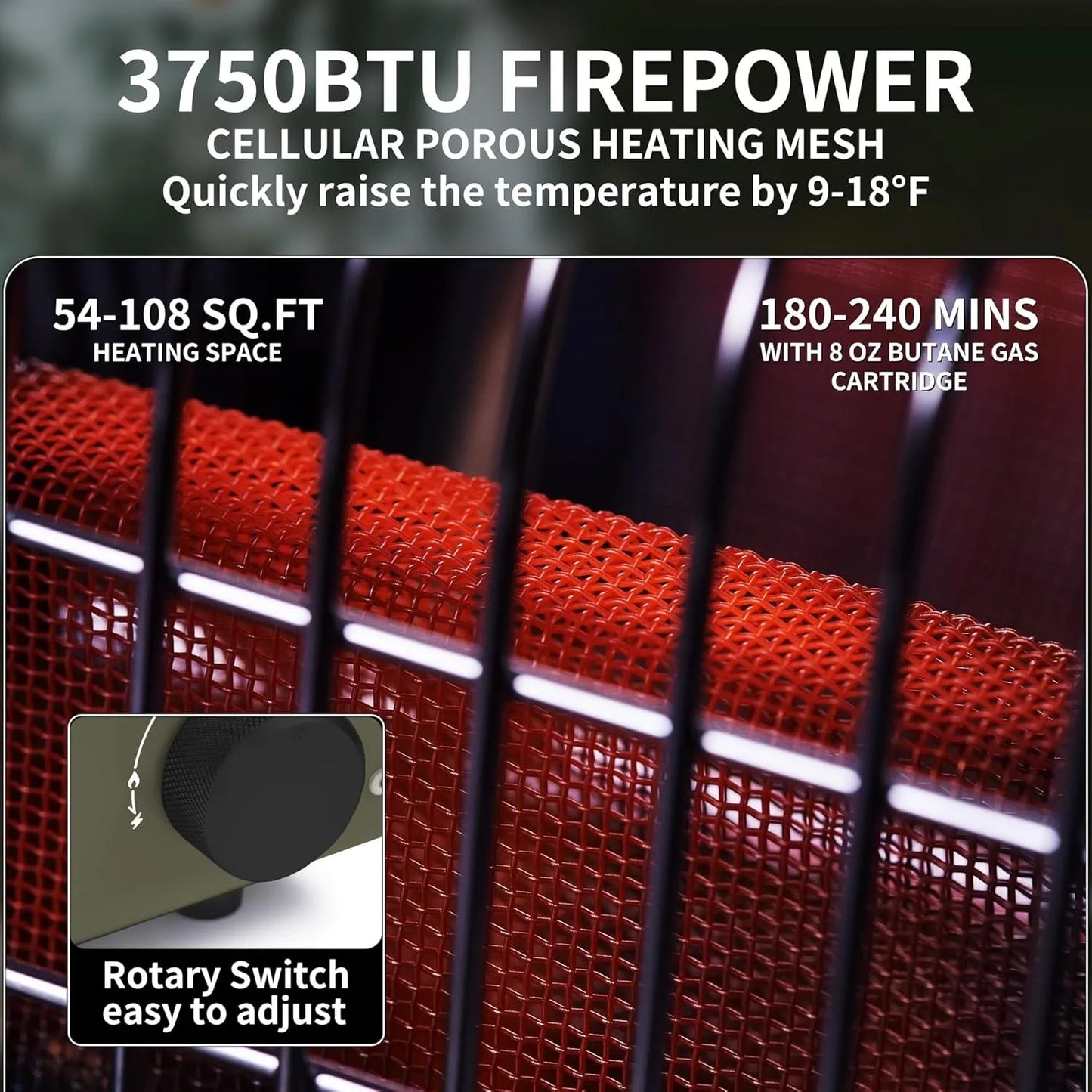 Portable Space Heater for Indoor & Outdoor Use