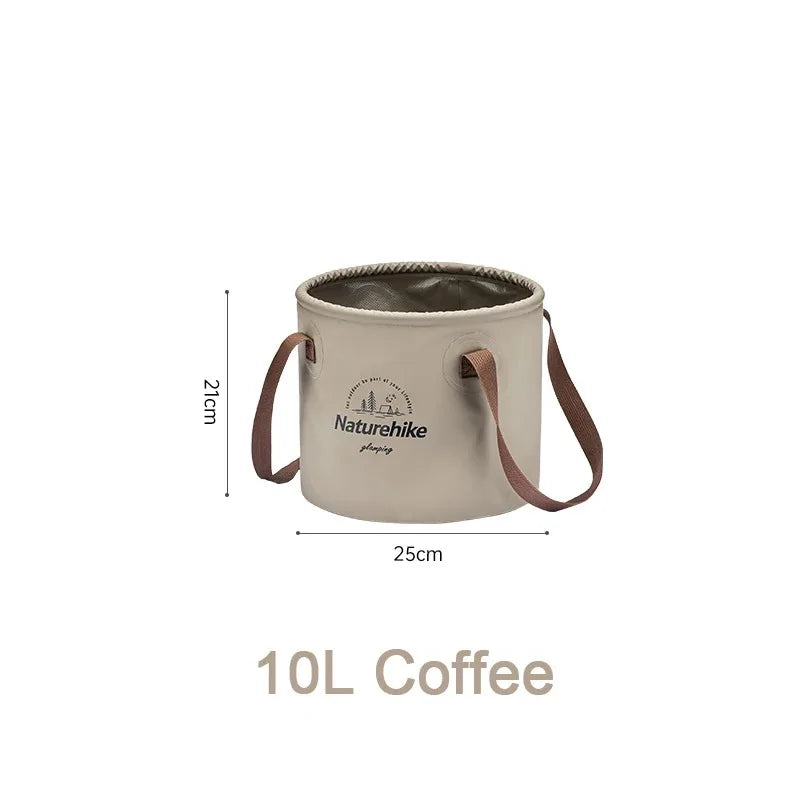 Naturehike Foldable Camping Bucket – Portable Waterproof Outdoor Pail