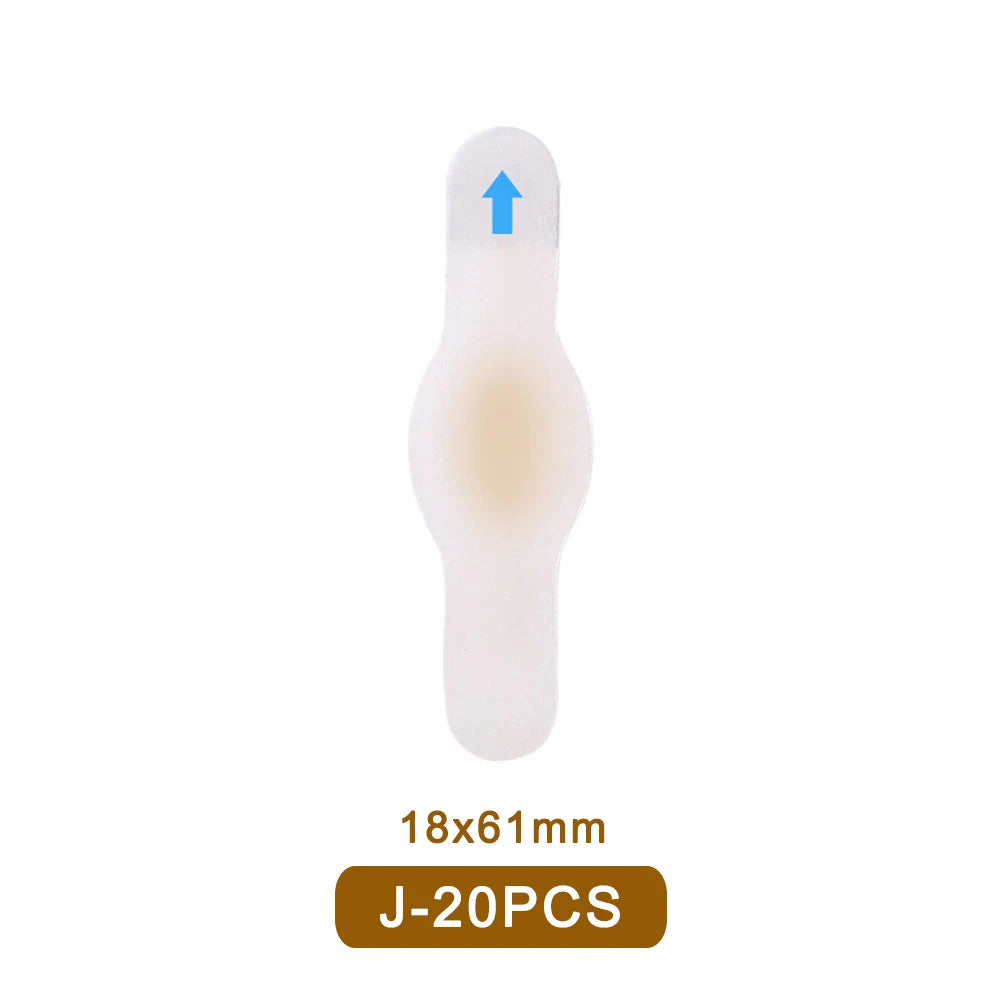 20/10pcs Hydrocolloid Foot Patch Heel Stickers