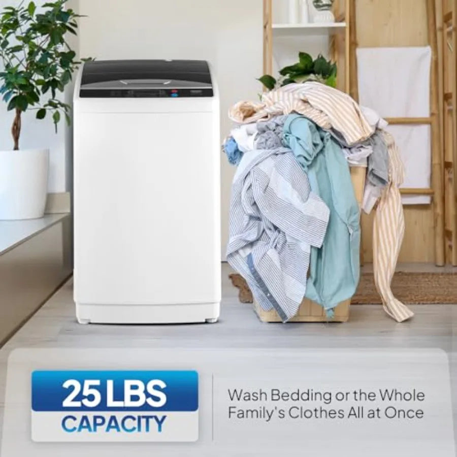 25LBS Portable Washing Machine Full-Automatic Electric