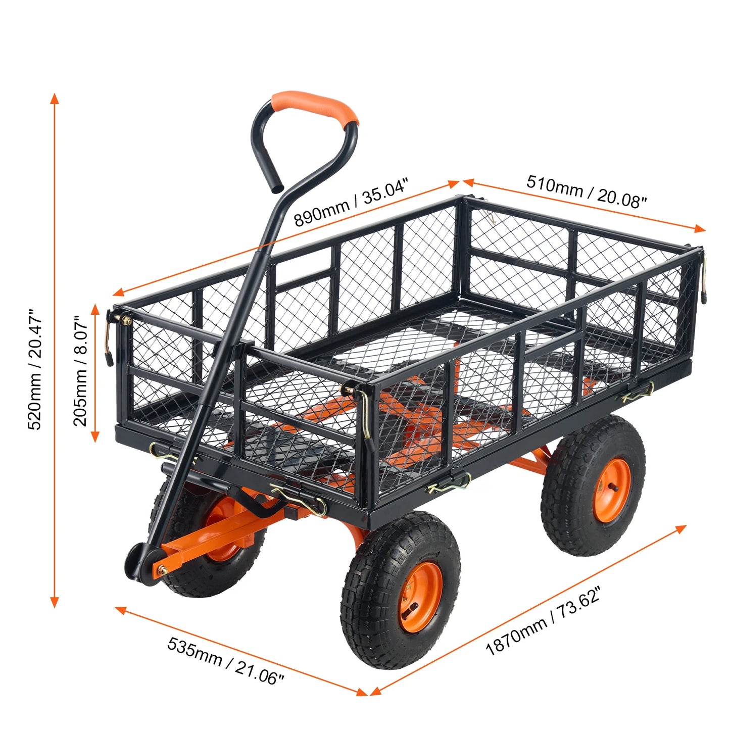 Garden metal Utility Wagon