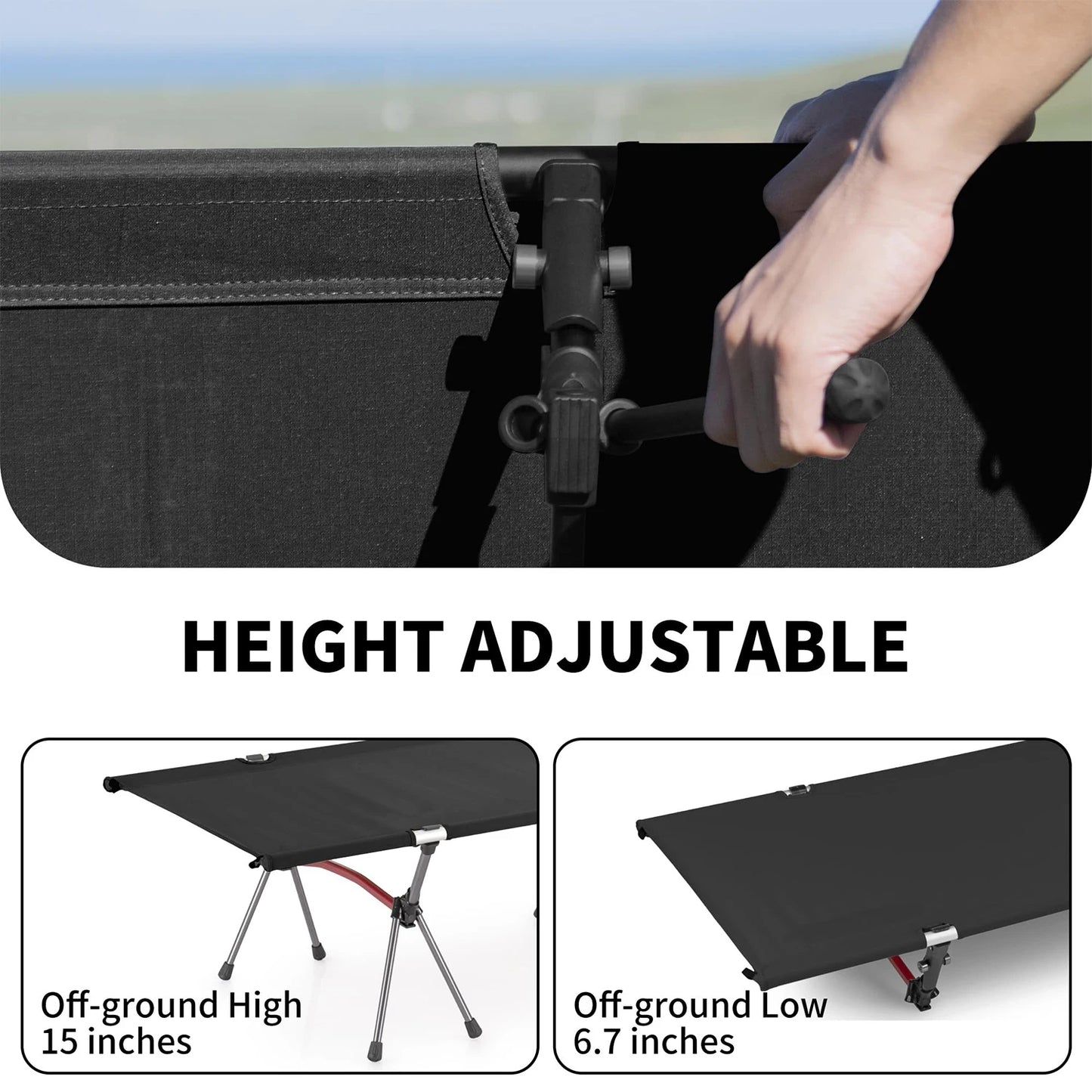 Portable Folding Bed, Ultralight
