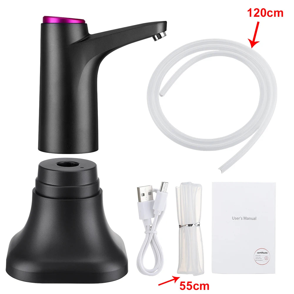 Portable USB Rechargeable Water Dispenser Pump – Automatic Push-Button Design