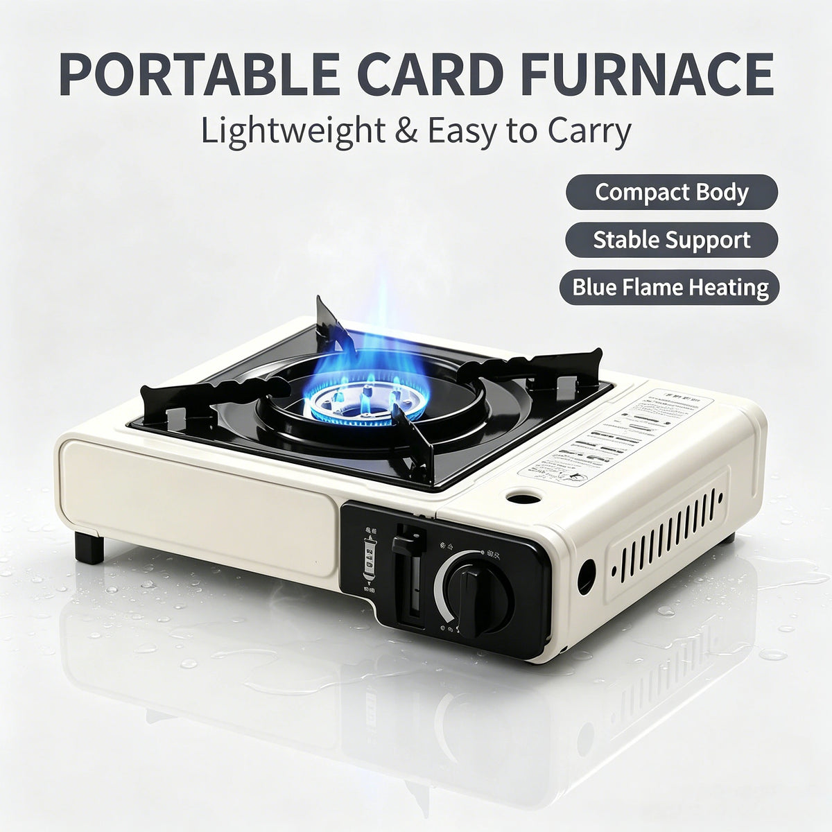 Portable Cassette Gas Stove – Lightweight Compact Camping Burner