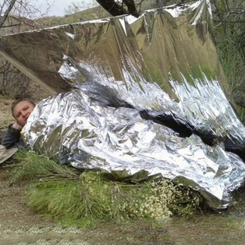 1-30 pcs Emergency Rescue Blanket Foil Thermal Blanket ﻿