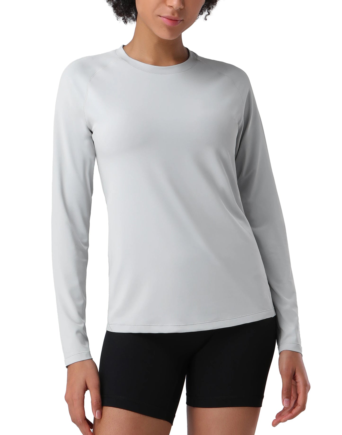 Womens Camp Hiking Long Sleeve T-shirt  SPF UV Protection