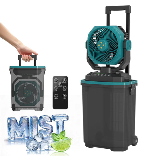 15L Portable Misting Bucket Fan 3