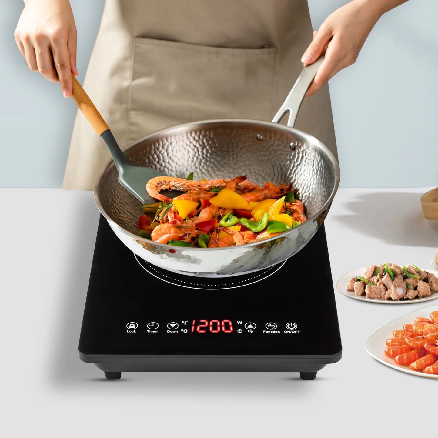 1800W Induction Cooktop Hot Plate Portable