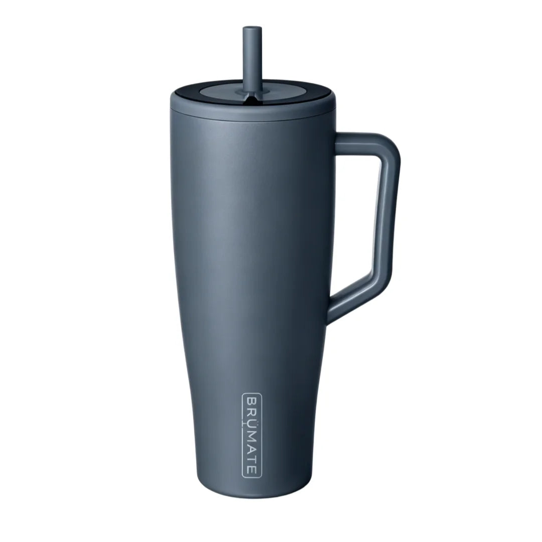 Insulated 40oz Tumbler with Handle and Straw Leakproof