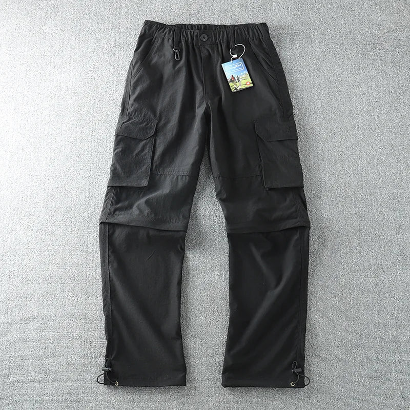 Men's Quick-Dry Hiking Cargo Pants with Multi-Pocket Storage