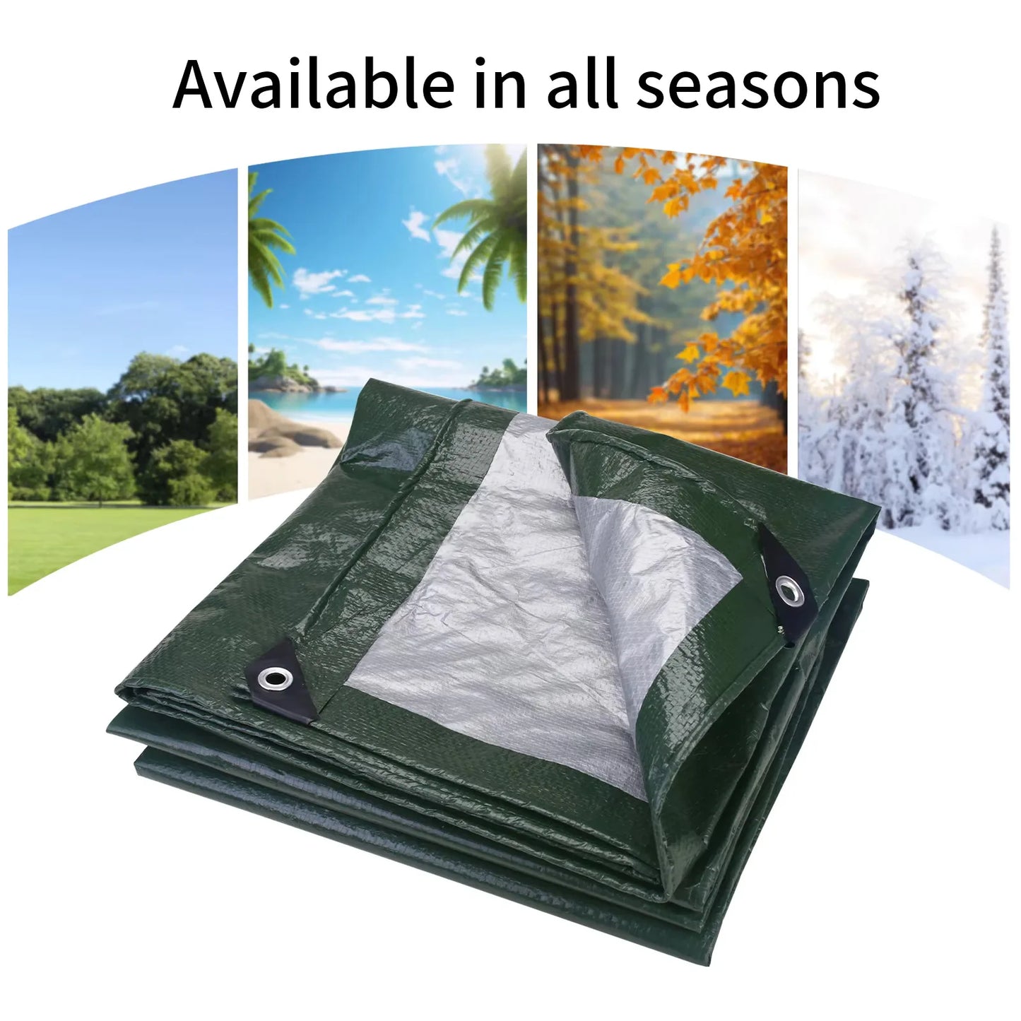 5x3m 4x3m 3x3m Large Waterproof Tarp Camping Tent Outdoor Shade Sail Ultralight Garden Canopy Awning Tourist Beach Sun Shelter