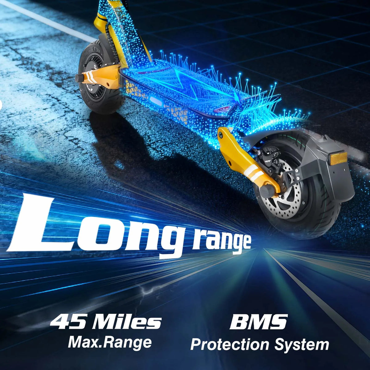 Dual-Motor Foldable Electric Scooter – 6000W, 10" Off-Road Tires