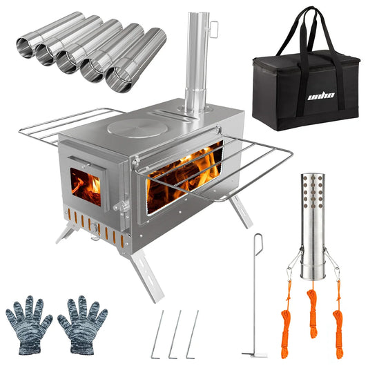 Hot Tent Stove, Wood Burning