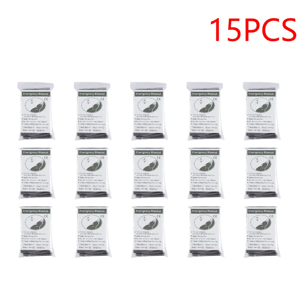 1-30 pcs Emergency Rescue Blanket Foil Thermal Blanket ﻿