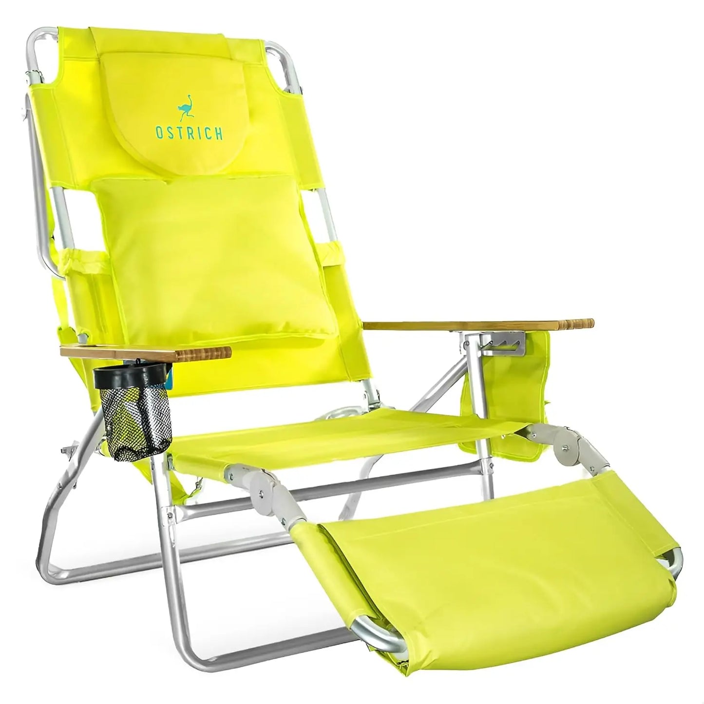 Lightweight Lawn Beach Reclining Lounge Chair with Footrest