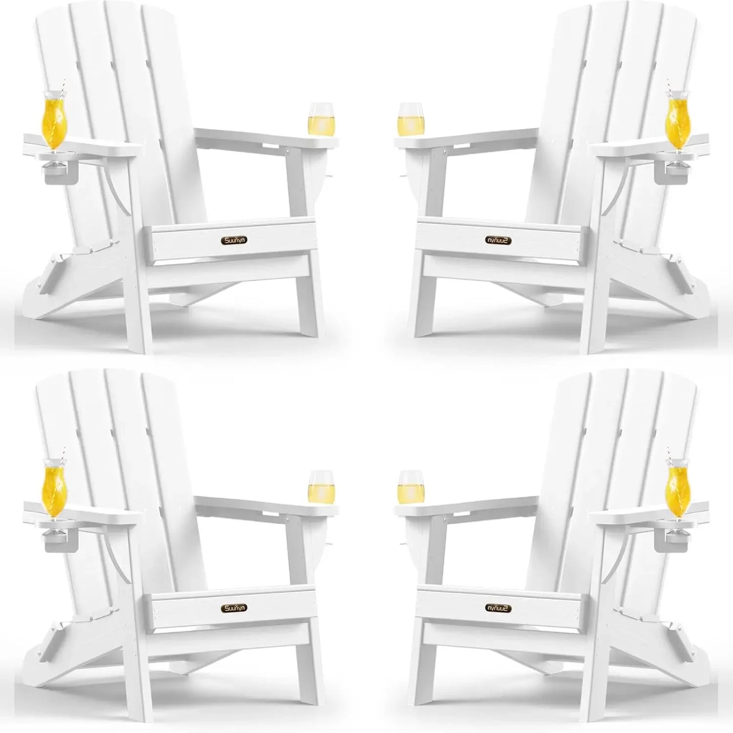 Folding Adirondack Chair 4 Pack