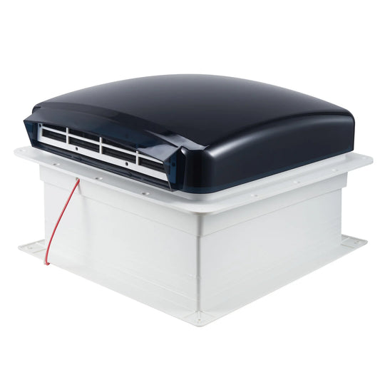 RV Roof Vent Fan 14 inch 12V 10-Speed Reversible Fan with Remote Control