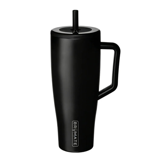 Insulated 40oz Tumbler with Handle and Straw Leakproof