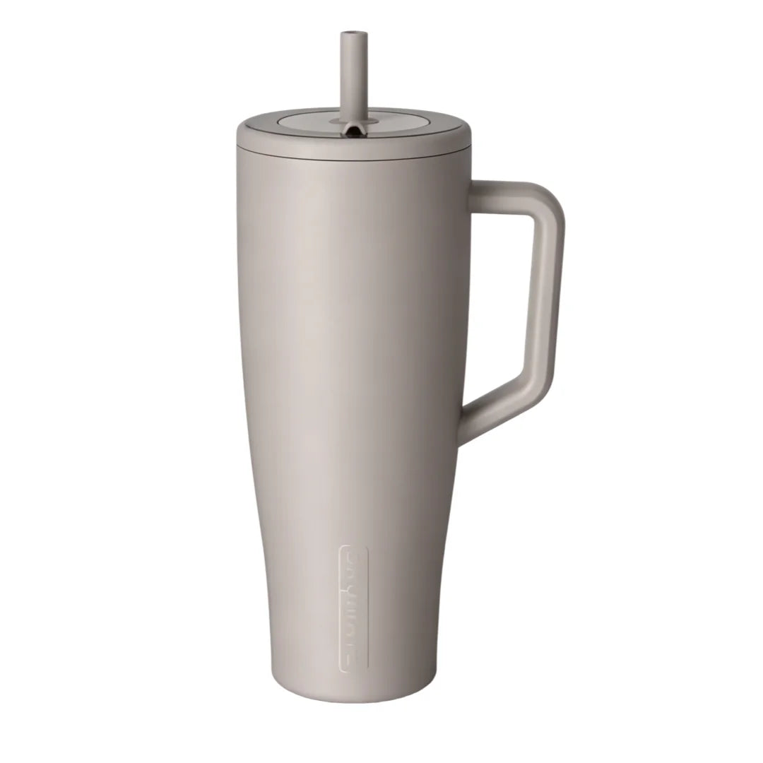 Insulated 40oz Tumbler with Handle and Straw Leakproof
