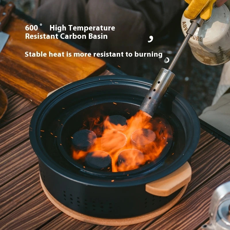 Outdoor Tabletop Charcoal Barbecue Stove